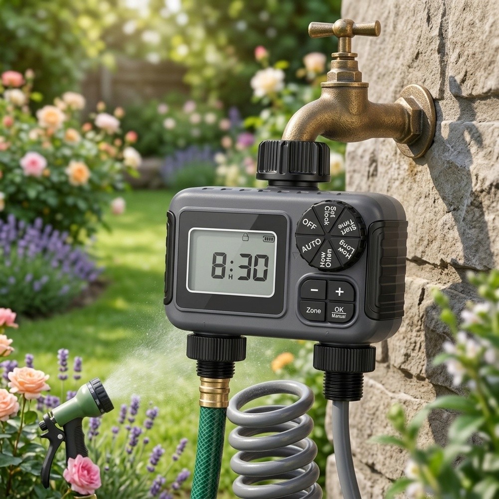 Garden Irrigation Timer Dual O - огляд і ціна Timer Dual Outlet