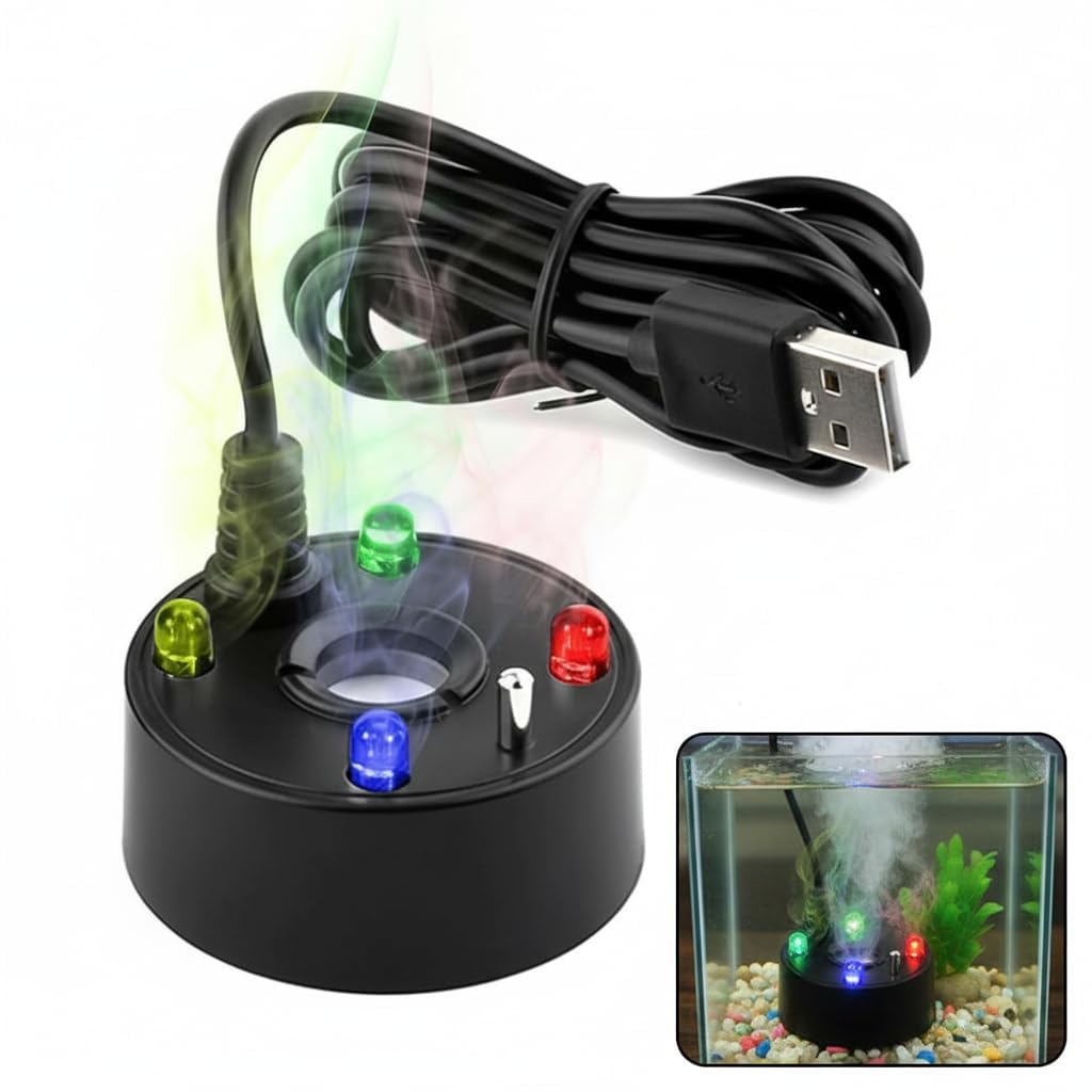 New 2026 5V USB Aquarium Air P - огляд і ціна Terrarium Fogger Ultrasonic